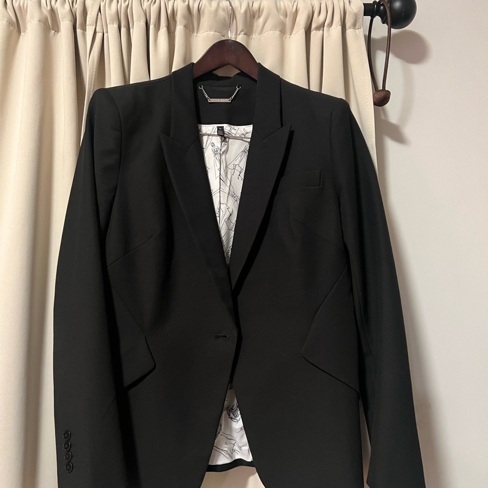 White House Black Market Black Suit (Blazer and Skirt)